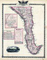 Calhoun County Map, Winchester, Barry, Hardin